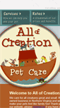 Mobile Screenshot of creationpetcare.com
